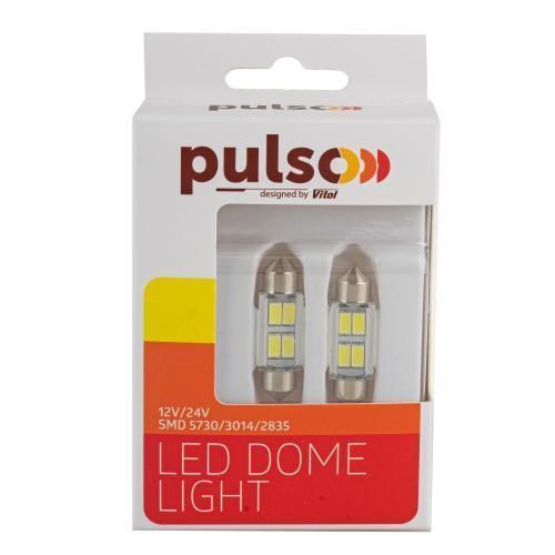 Лампа PULSO/софітні/LED SV8.5/T11x36mm/4 SMD-5730/9-18v/130Lm (LP-62036) LP-62036 фото