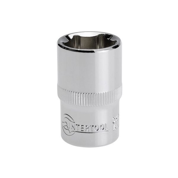 Головка шестигранна 1/2", 17x38 мм, хромо-ванадій INTERTOOL ET-0017 ET-0017 фото