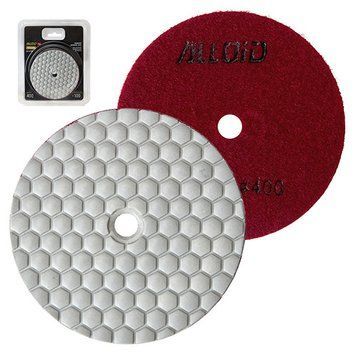 Alloid Pro. Круг алмазный шлифовальный на липучке HEXAGON 100 мм, зерно 400 DD-63390 фото