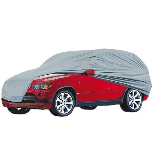 Тент автом. JC13402 M джип/мінівен сірий з підкладкою PEVA+non PP Cotton 432х185х145 к.з. (JC13402 JC13402 M фото