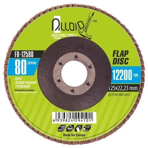 Alloid. Круг пелюстковий торцевий 125 мм, зерно 60 (FD-12560) FD-12560 фото