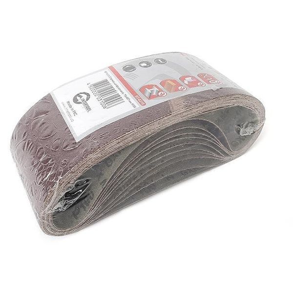 Лента шлифовальная 75x457 мм, зерно 100, уп. 10 шт. INTERTOOL BT-0310 BT-0310 фото