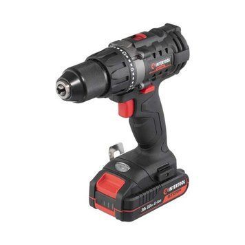 Дриль-шурупокрут акумуляторний 20 В, 50 Нм, 2-13 мм, кейс INTERTOOL WT-0351 WT-0351 фото