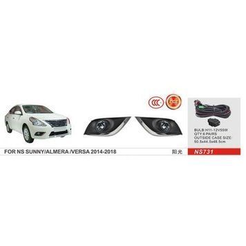 Фари дод.модель Nissan Versa 2014-18/NS-731/H11-12V55W/ел. дріт (NS-731) NS-731 фото