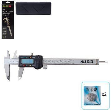 Alloid Pro. Штангенциркуль електронний, 150 мм/0,02 мм, неіржавка сталь PVC -0371 фото