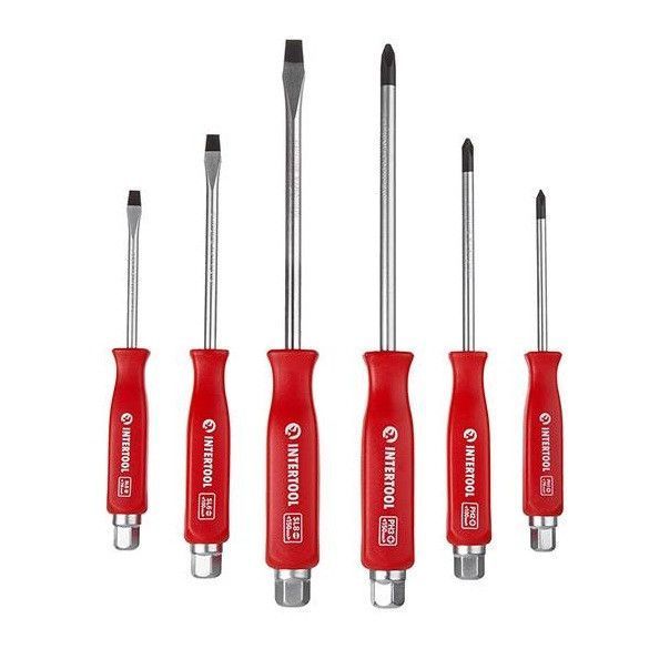 Набір ударних викруток 6 шт. INTERTOOL HT-0403 HT-0403 фото
