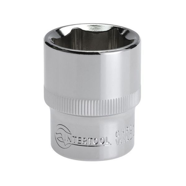 Головка шестигранна 1/2", 24 ммx38 мм Cr-V ET-0024 фото