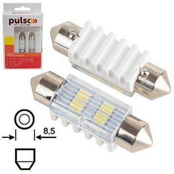Лампа PULSO/софитные/LED SV8.5/T11x36mm/4 SMD-5730/9-18v/90Lm (LP-64036) LP-64036 фото