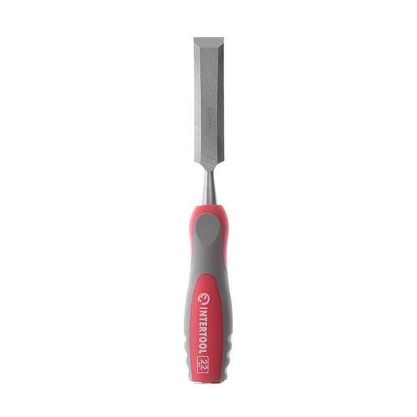 Стамеска 22 мм, Cr-V, двокомпонентна ручка INTERTOOL HT-3522 HT-3522 фото
