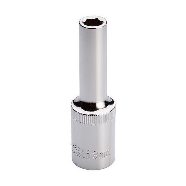 Головка шестигранна подовжена 1/2", 8x78 мм,&nbsp;хромо-ванадій INTERTOOL ET-0108 ET-0108 фото