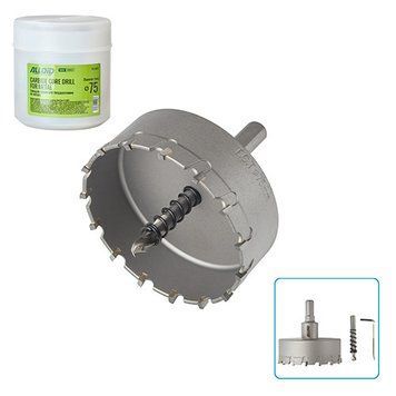 Alloid Base. Свердло корончасте твердосплавне для металу 75 мм TS-10075 фото