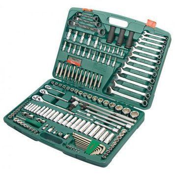 HANS Набор инструмента 163 предмета 1/4", 3/8",1/2" (12 гран.) (ТК-163-12) ТК-163-12 фото