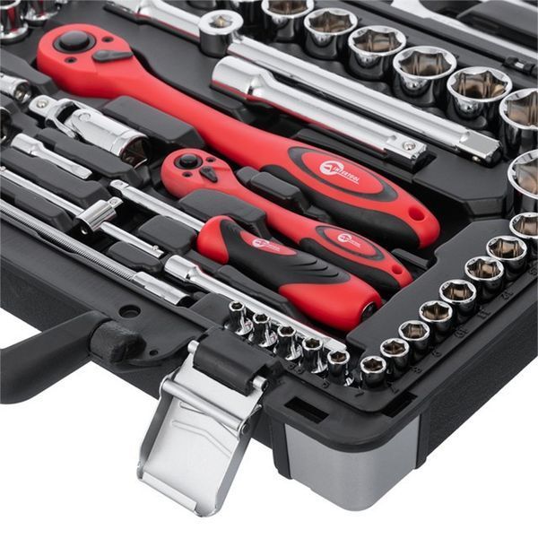 Професійний набір інструментів 1/4" & 1/2" 61 од INTERTOOL ET-6061 ET-6061 фото