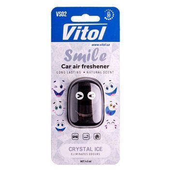 Освіжувач повітря Vitol Smile на обдування Crystal Ice VS02 фото
