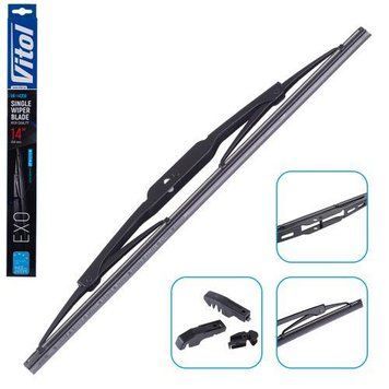 Щетка стеклоочистителя каркасная VITOL EXO 14" (350 мм) (VK-14350) VK-14350 фото