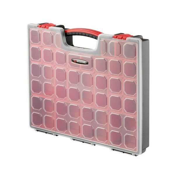 Органайзер 16 ", 24 лотка, 41.5х33х6 см INTERTOOL BX-4033 BX-4033 фото