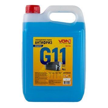 Антифриз VOIN G11 концентрат Blue 4 л VAK-1144 фото