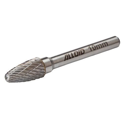 Alloid Pro. Борфреза твердосплавная по металлу, тип F, D-10мм, d-6мм, L-65мм CB-63245F фото