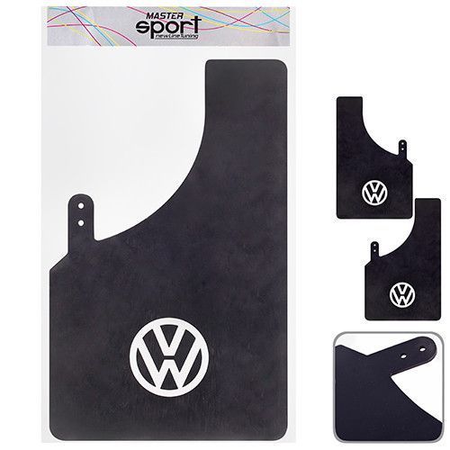 Бризковики "Sport Master" XXL 280*440 VW чорний 2 шт (11076) 11076 фото