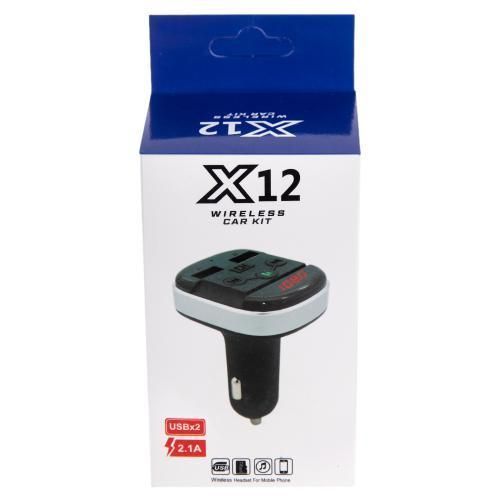 Модулятор FM 5в1 Х12 12-24v Bluetooth (Х12) Х12 фото