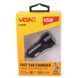 Автомобільний зарядний пристрій VOIN 45 W, 1 USB QC 3.0 18 W + 1PD 27 W, 12/24 V (C-45205Q) C-45205Q фото 2