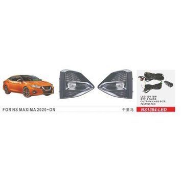 Фари дод.модель Nissan Maxima/2020-/NS-1384L/LED-12V10W/ел. дріт (NS-1384-LED) NS-1384-LED фото