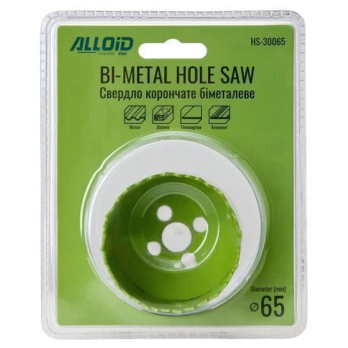 Alloid. Сверло корончатое биметаллическое 65мм HS-30065 фото