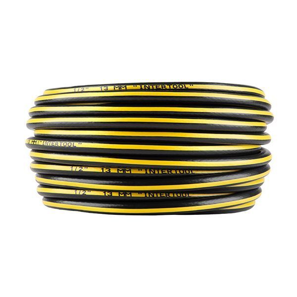 Шланг для воды 4-х слойный 1/2", 30 м, армированный, PVC INTERTOOL GE-4105 GE-4105 фото