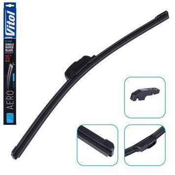 Щітка склоочисника безкаркасна VITOL AERO 15" (380 мм) (VB-15380) VB-15380 фото
