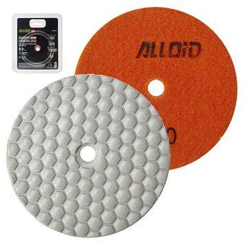 Alloid Pro. Круг алмазный шлифовальный на липучке HEXAGON 100 мм, зерно 300 DD-63389 фото