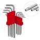Набор Г-образных ключей TORX с отверстием 9 шт, Т10-Т50, Cr-V, Big INTERTOOL HT-0606 HT-0606 фото 1