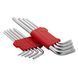 Набор Г-образных ключей TORX с отверстием 9 шт, Т10-Т50, Cr-V, Big INTERTOOL HT-0606 HT-0606 фото 4