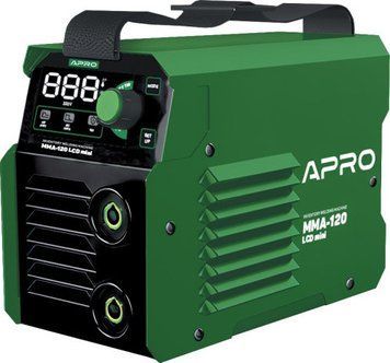 Сварочный аппарат инверторный MMA-120 LCD mini APRO 894571 894571 фото