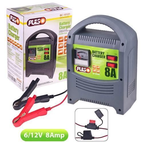Зарядне устр-во PULSO BC-15121 6-12V/8A/9-112AHR/стріл.індик. (BC-15121) BC-15121 фото