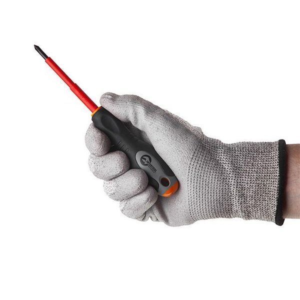 Отвертка изолированная крестовая PH1, 80 мм, 1000 В INTERTOOL VT-3211 VT-3211 фото