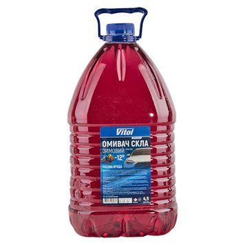 Омивач скла зимовий VITOL "-12" Лісова Ягода 4,5 л VTW-1262 фото