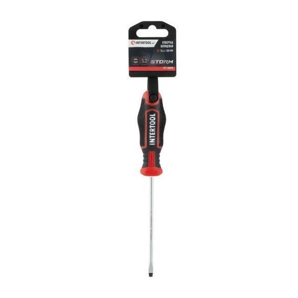 Викрутка SL4.0*100 мм, S2, STORM INTERTOOL VT-3403 VT-3403 фото