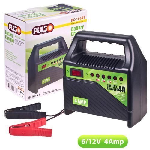 Зарядное устр-во PULSO BC-10641 6-12V/4A/10-60AHR/светодиодн.индик. (BC-10641) BC-10641 фото