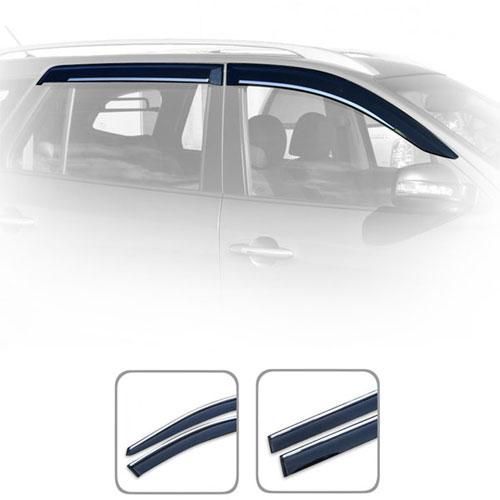 Дефлектори вікон Toyota Corolla 2019 -> С Хром Молдингом (T173-M) T173-M фото