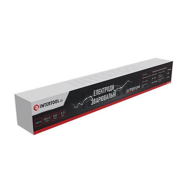 Электроды сварочные 6013, &Oslash; 3,2мм, уп. 2,5кг, STORM INTERTOOL EW-2532 EW-2532 фото