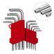 Набор Г-образных ключей TORX с отверстием 9 шт, Т10-Т50, Cr-V INTERTOOL HT-0604 HT-0604 фото 1