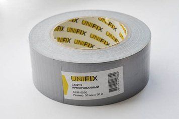 Лента клейкая армированная серая 50мм*50м UNIFIX ARM-5050 ARM-5050 фото
