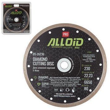 Alloid Pro. Диск алмазный отрезной X-Wave 230мм DS-26230 фото