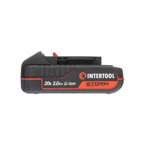 Аккумулятор 20 В, литий-ион, 2.0 Ач, индикатор уровня заряда INTERTOOL WT-0340 WT-0340 фото