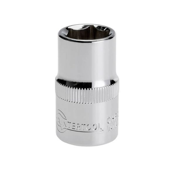 Головка шестигранна 1/2", 14x38 мм, хромо-ванадій INTERTOOL ET-0014 ET-0014 фото