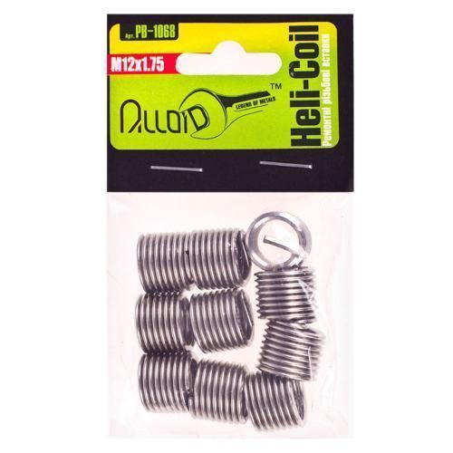 Alloid. Ремонтні нарізні вставки M12х1.75, 10 шт./пач. (РВ-1068) (РВ-1068) РВ-1068 фото