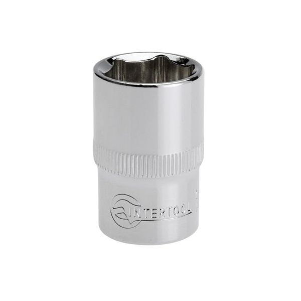 Головка шестигранна 1/2", 18x38 мм, хромо-ванадій INTERTOOL ET-0018 ET-0018 фото