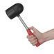 Киянка резиновая 1250г, 90 мм черная резина, металлическая ручка INTERTOOL HT-0228 HT-0228 фото 6