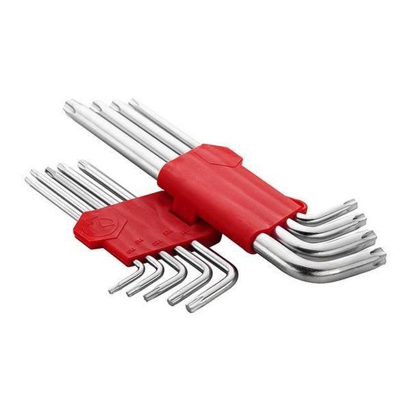 Набор Г-образных ключей TORX 9 шт, Т10-Т50, Cr-V, Big INTERTOOL HT-0608 HT-0608 фото