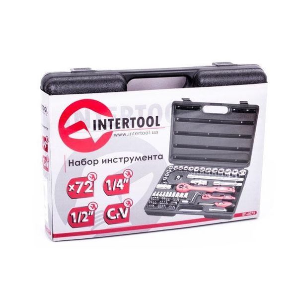 Набор инструмента 72 ед. INTERTOOL ET-6072 ET-6072 фото